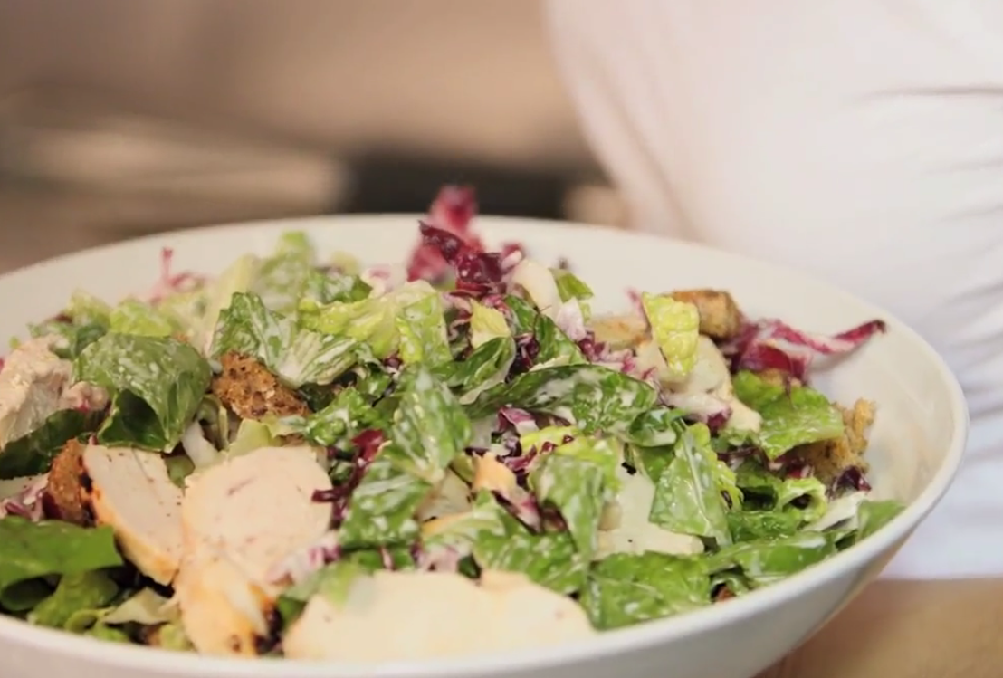 Recipe Buttermilk chicken Caesar salad LITTLEROCK