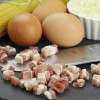 Recipe of eggs and bacon linguini Riċetta: Lingwini bil-bajd u l-bacon