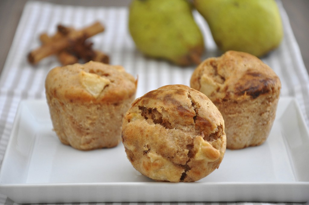Recipe Pear and cinnamon muffins LITTLEROCK