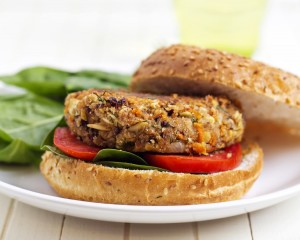 Quick bean burgers