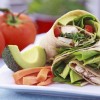Avocado and bean wraps: Wraps bl-avokado u l-fażola