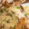 Chicken thighs with mushroom and mustard sauce- Koxox tat-tiġieġ bil-faqqiegħ u l-mustarda