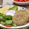 Lentil patty with coriander