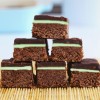 Minty brownies