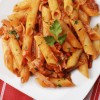 Penne bis-salami