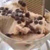 Ricotta and cinnamon ice cream
